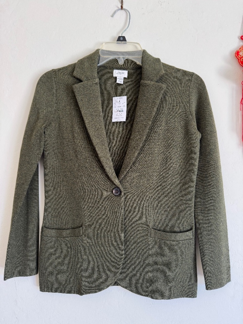 NWT J. Crew Petite Formal Career Sweater Blazer Jacket Coat-XXSP $150
